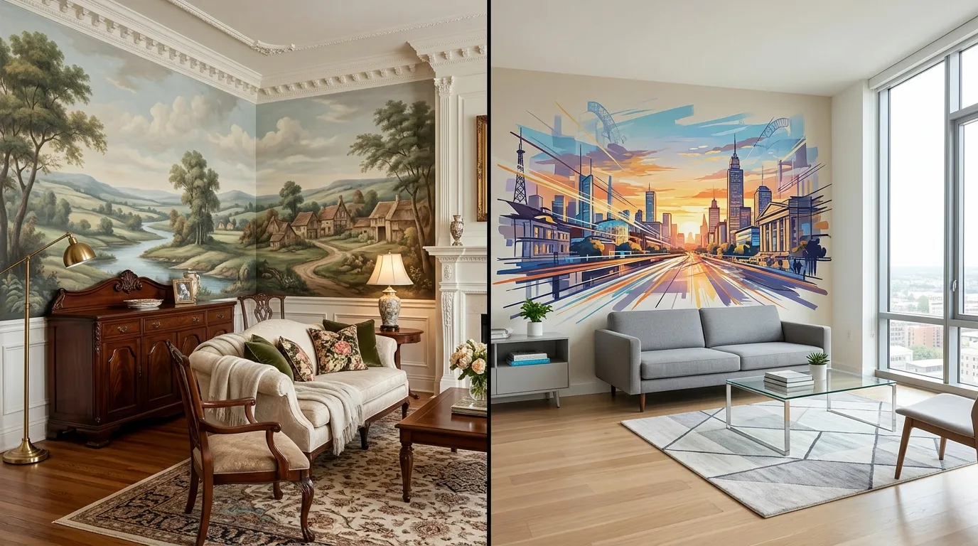 5 Top Classic Scenic Wall Murals for Beautiful Interiors