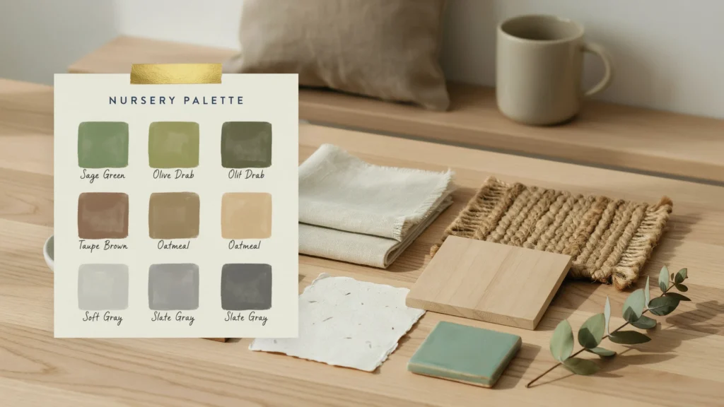 What Are the Best Earth Tone Color Palettes for a Calming Nursery