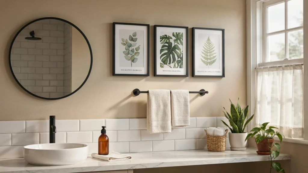 What Wall Art Works Best in a Bathroom