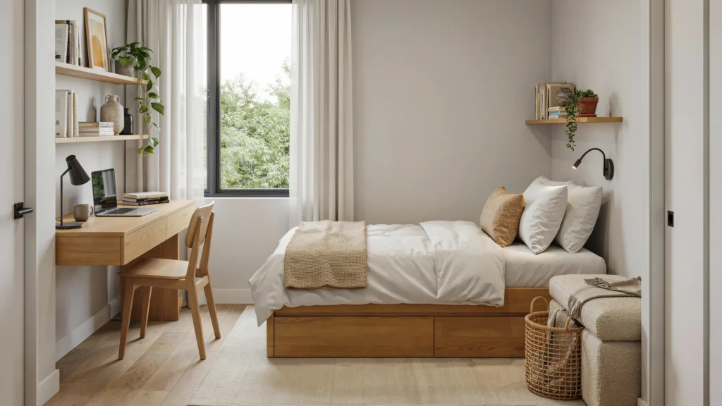 What are the best multi-functional furniture pieces for a small bedroom