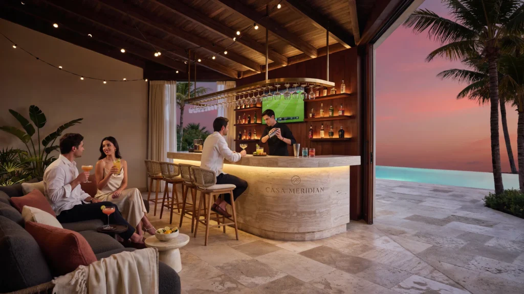 What features make a cabana the ultimate entertainment hub