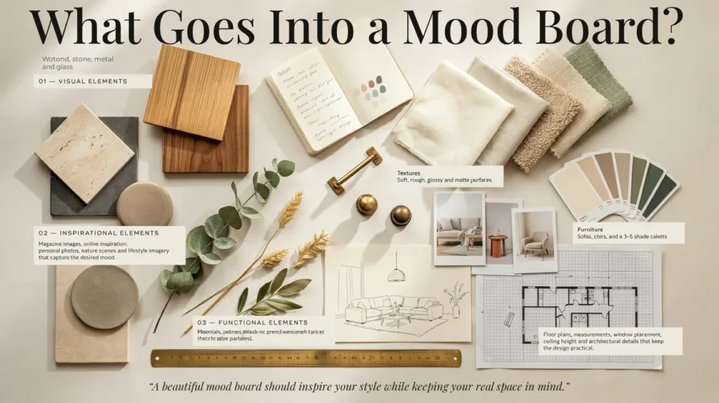 What goes into a mood board
