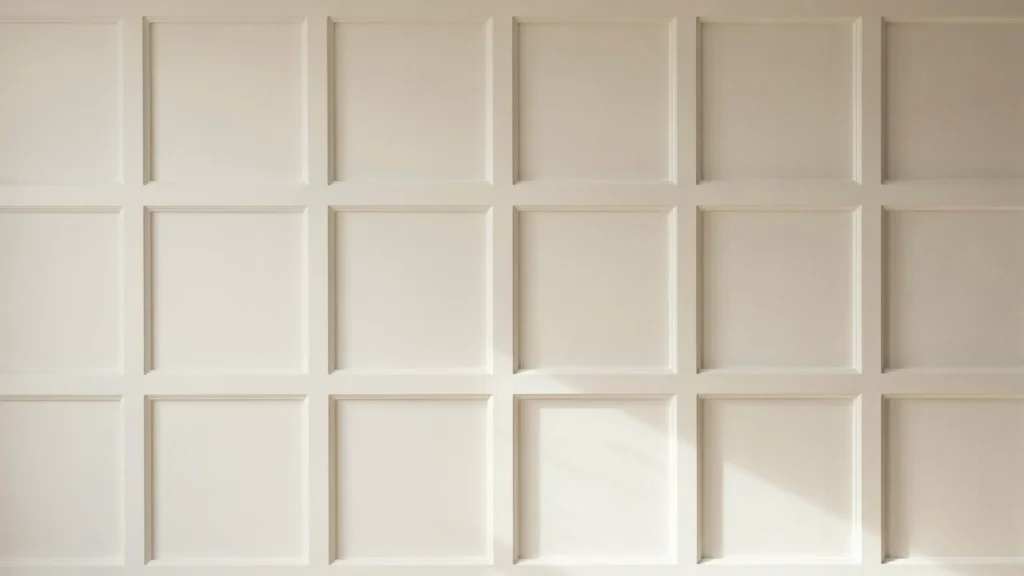What is a grid molding wall