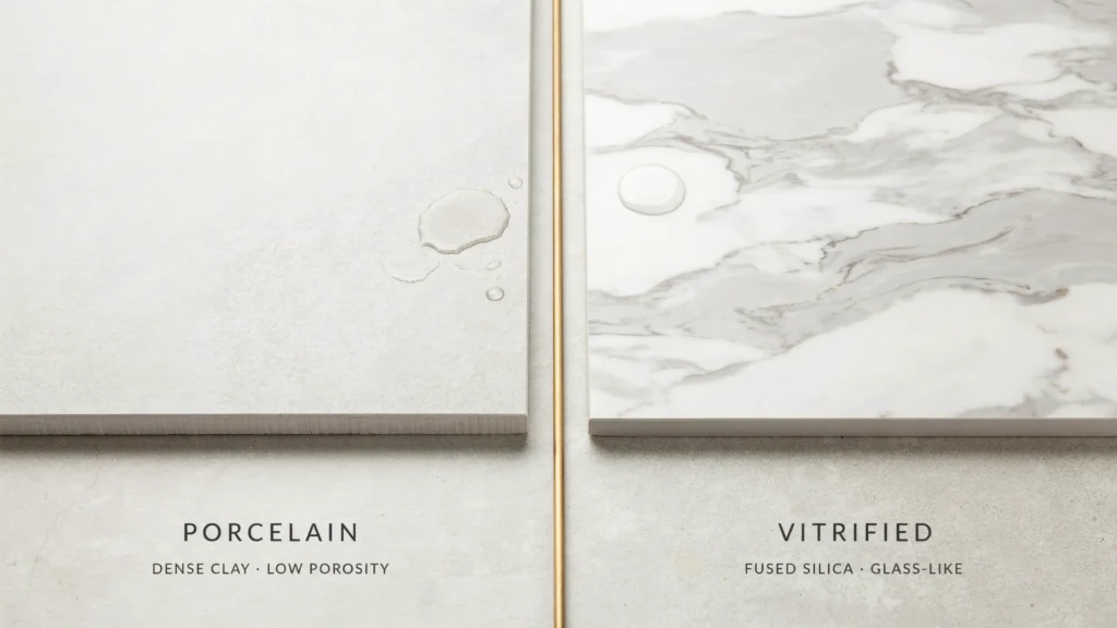 What's the Difference Between Porcelain and Vitrified Tiles