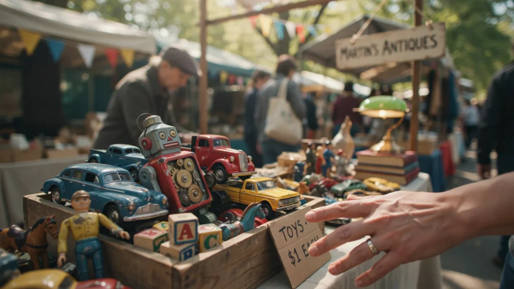 Where can you find and care for vintage toys