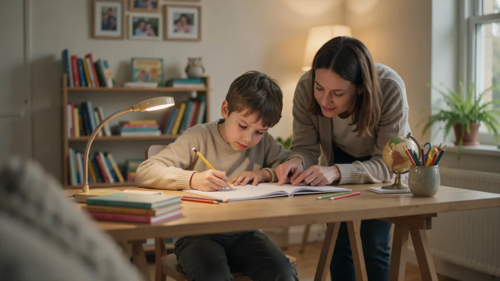 Why does a dedicated homework station matter