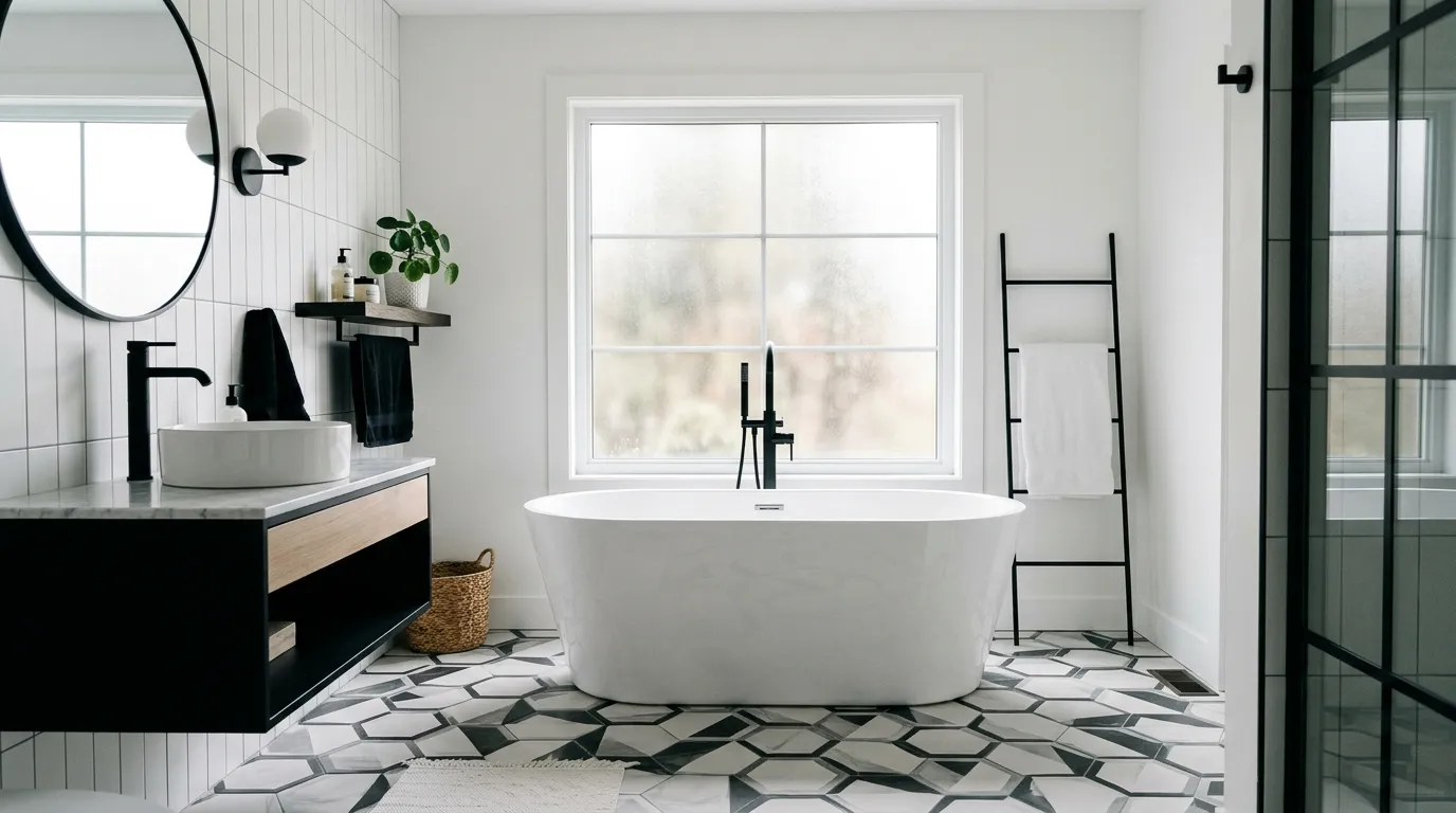 Black and White Bathroom Refresh Ideas That Last