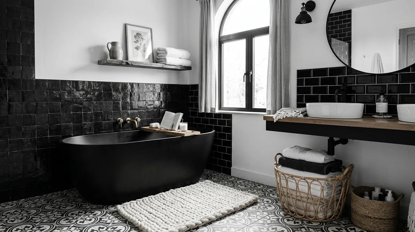 Black and White Bathroom Refresh Ideas That Last