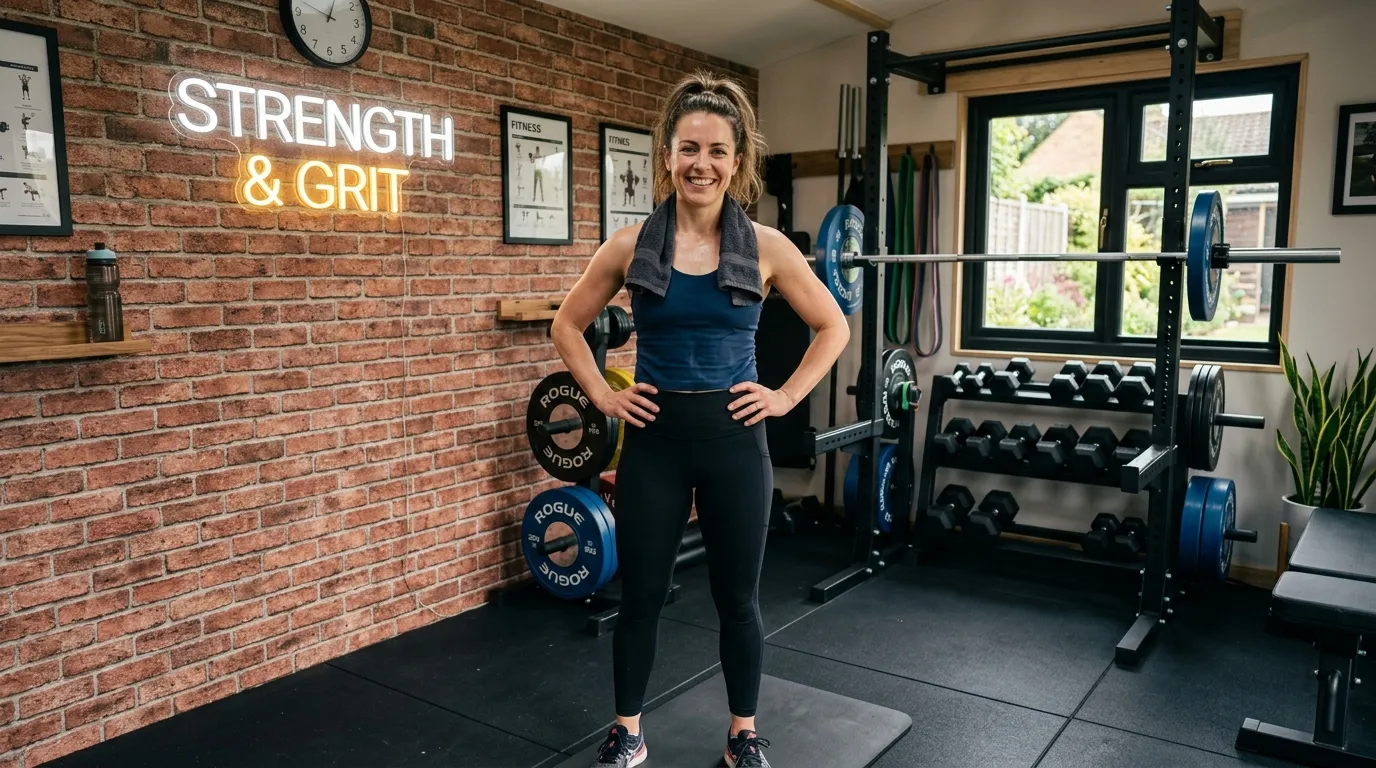 Budget Faux Brick Walls for Your Home Gym Shed