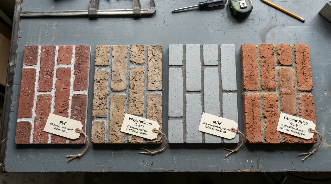Budget Faux Brick Walls for Your Home Gym Shed