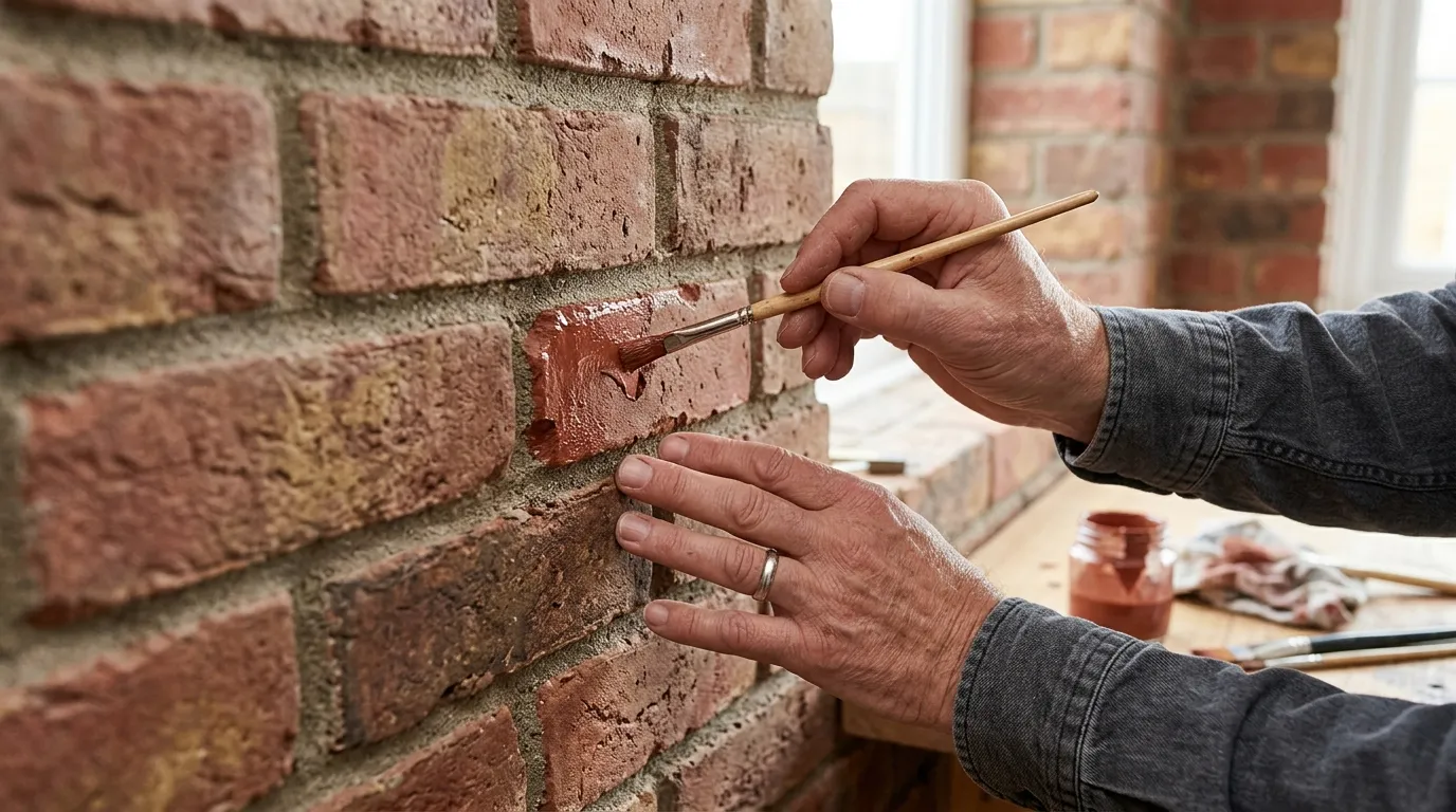 Budget Faux Brick Walls for Your Home Gym Shed