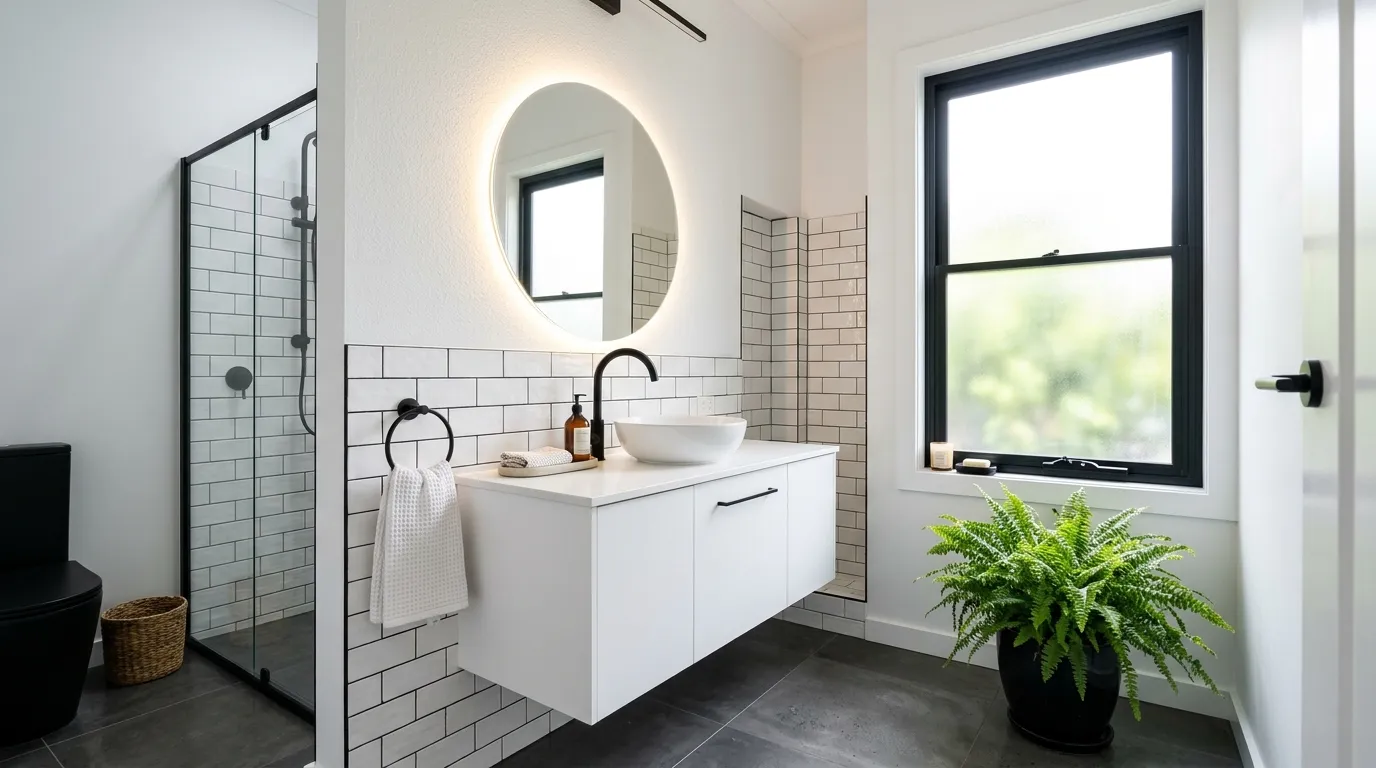 Classic Meets Modern: Black & White Bathroom Refresh Ideas