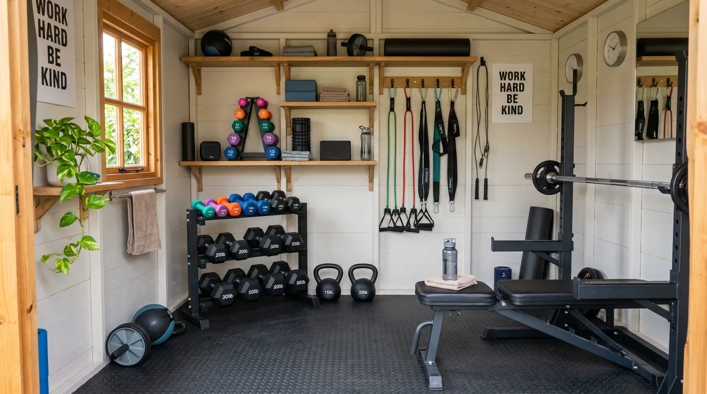 Home Gym Design Ideas + Workout Shed Renovation Guide