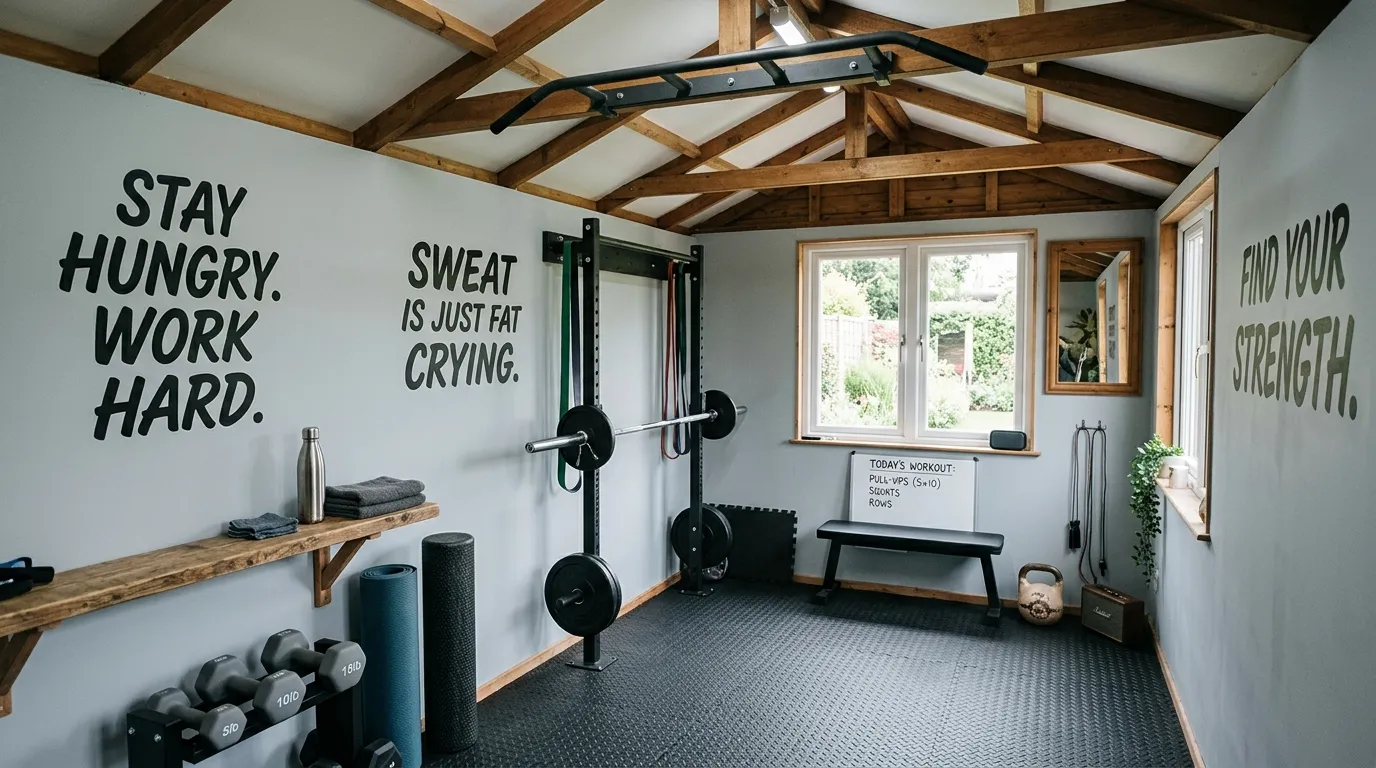 Home Gym Design Ideas + Workout Shed Renovation Guide