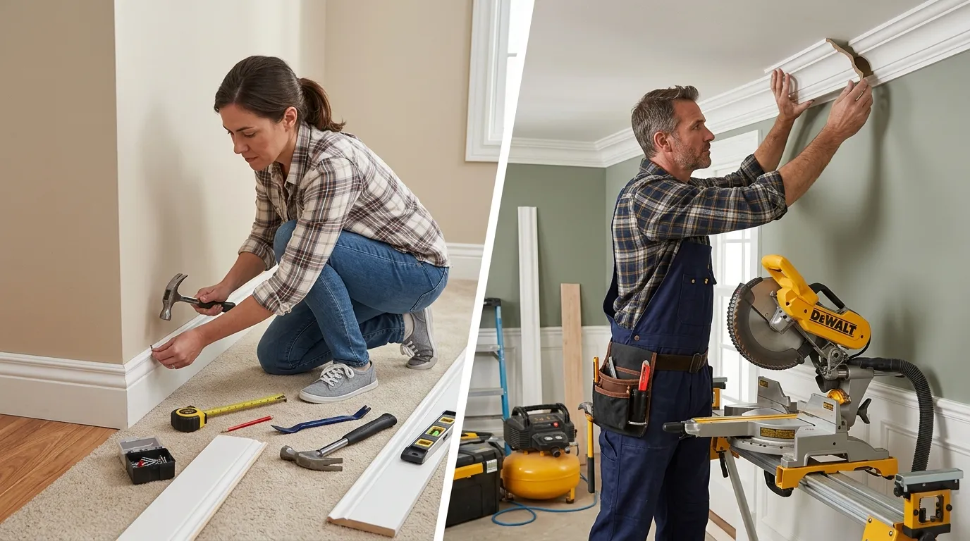 How to Upgrade Crown Molding and Baseboards for a Custom Look