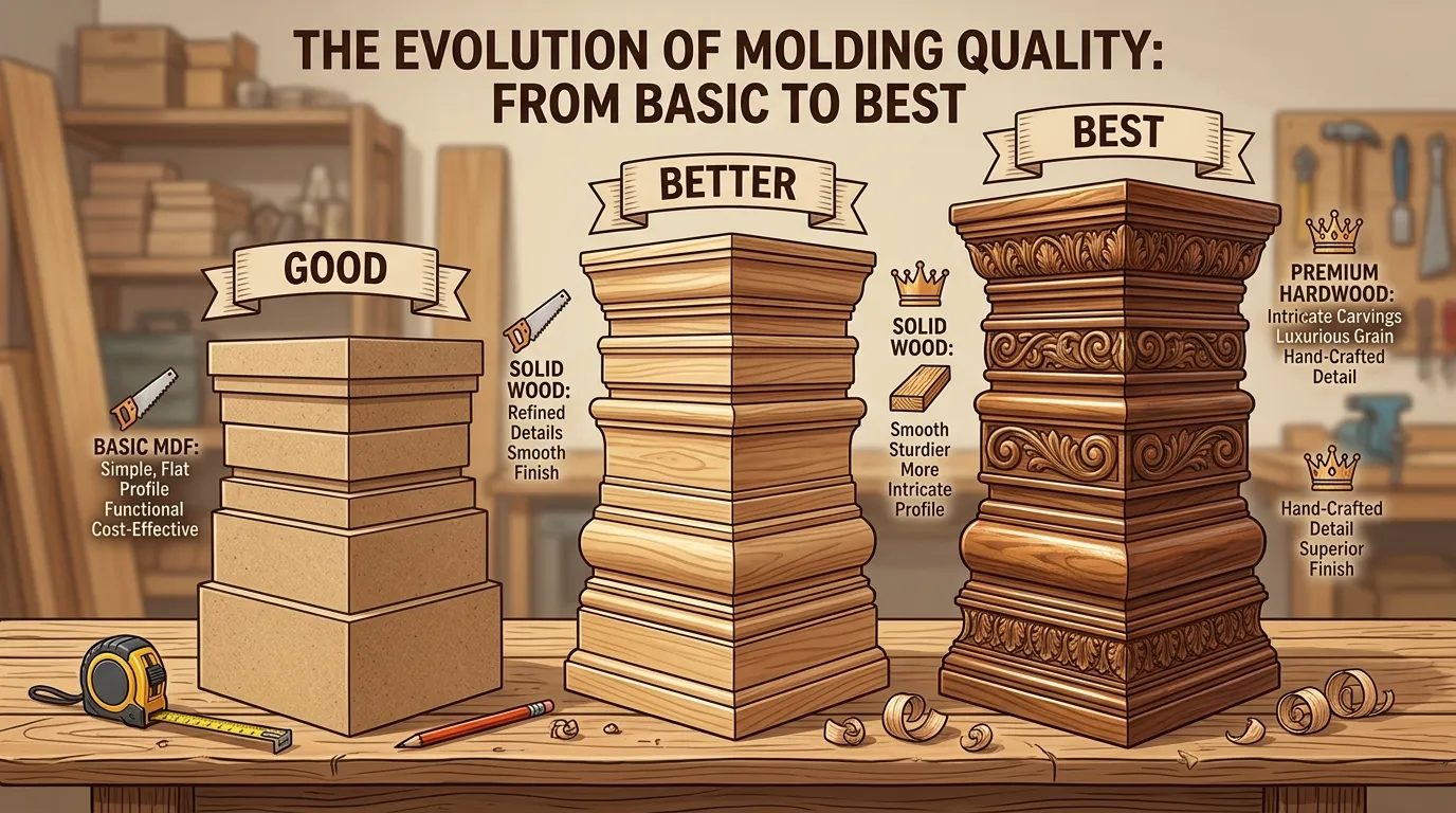 How to Upgrade Crown Molding and Baseboards for a Custom Look