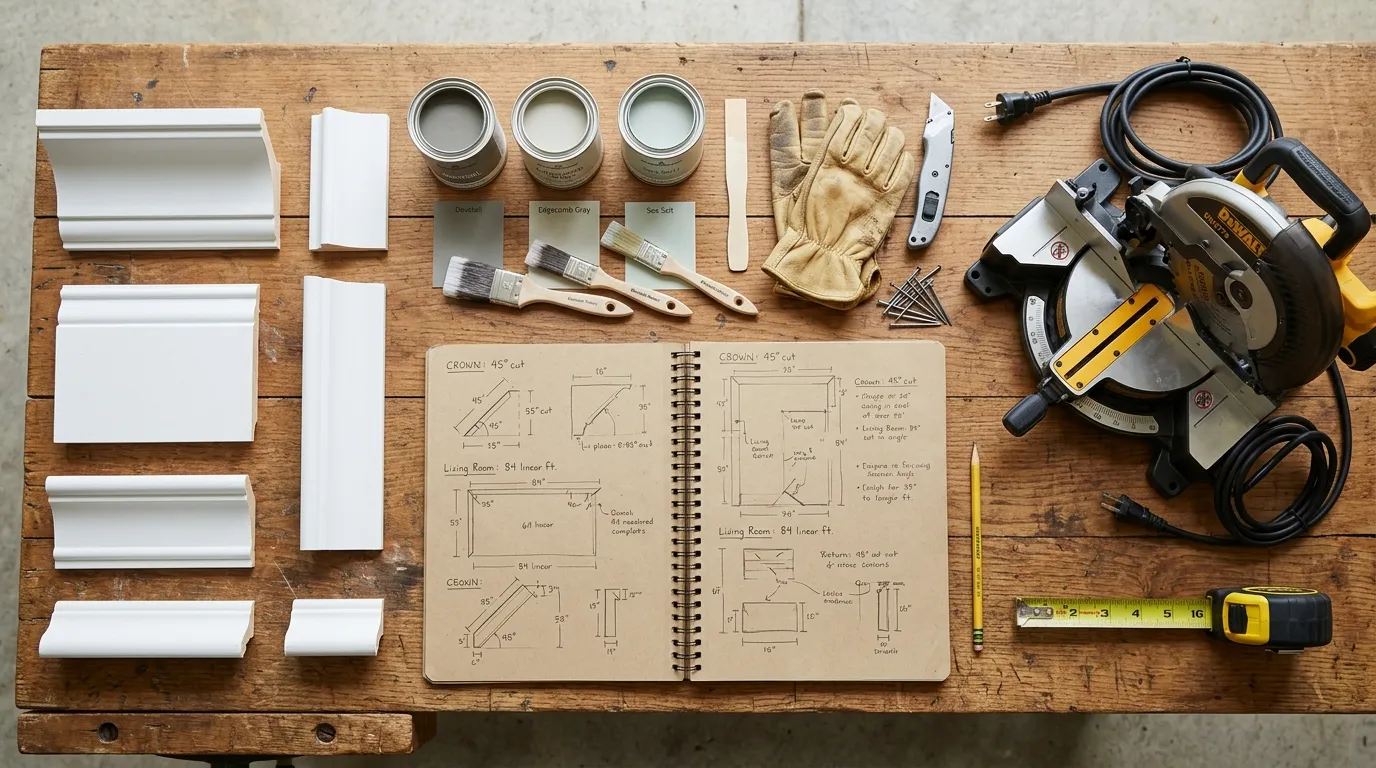 How to Upgrade Crown Molding and Baseboards for a Custom Look