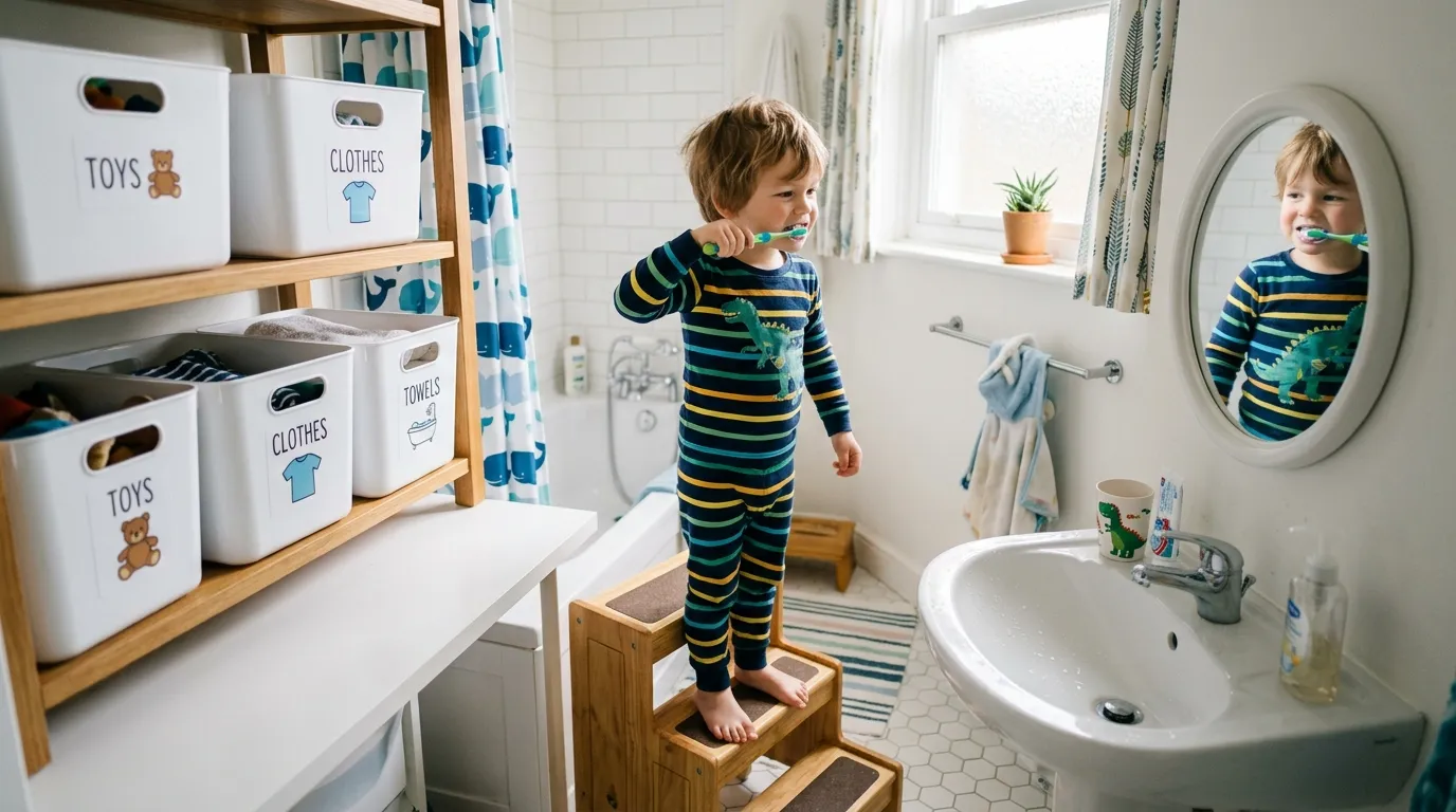 Kids Bathroom Makeover & Organization: A Parent's Guide