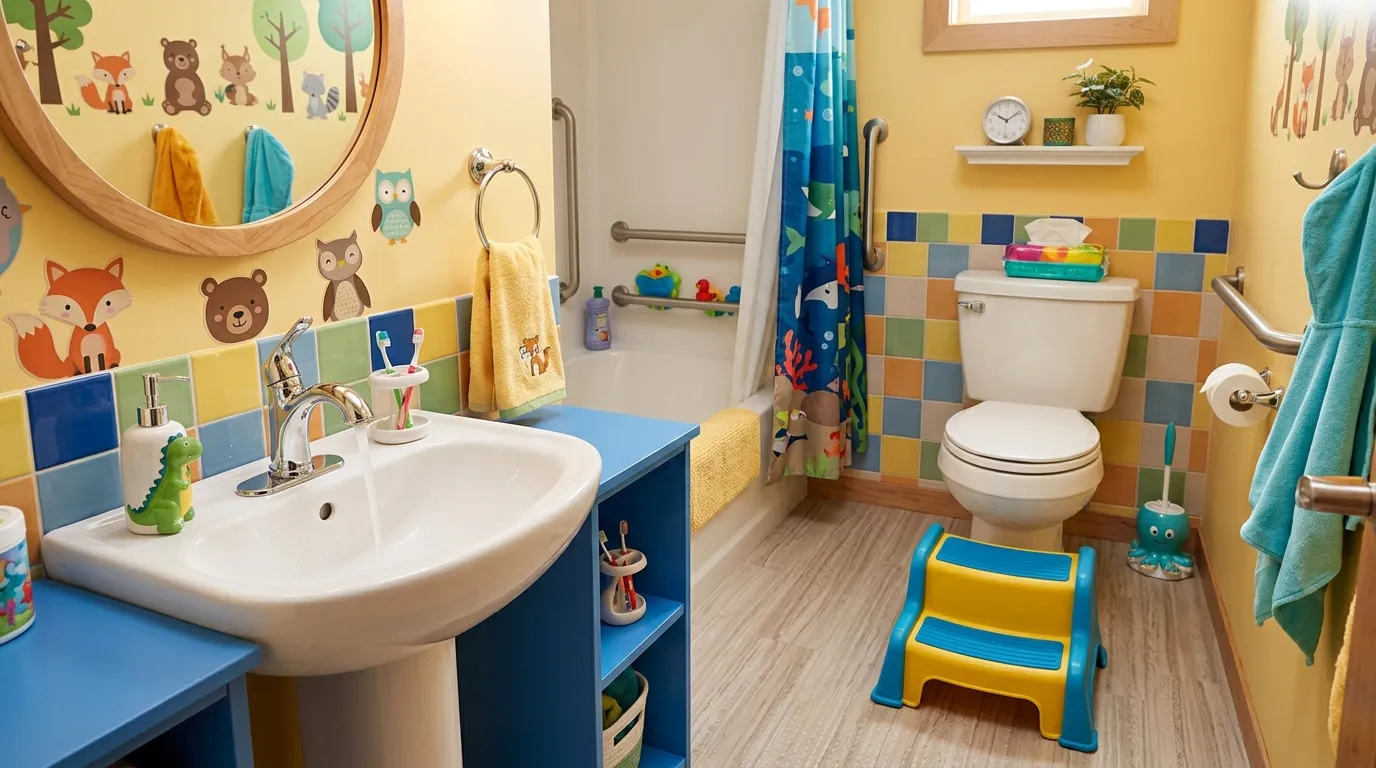 Kids Bathroom Makeover & Organization: A Parent's Guide