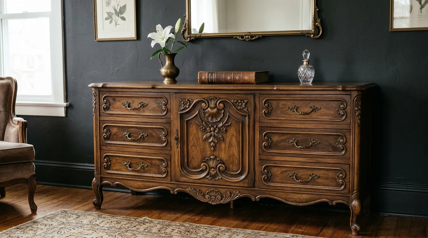 Moody Modern Vintage Bedroom Transformation Guide