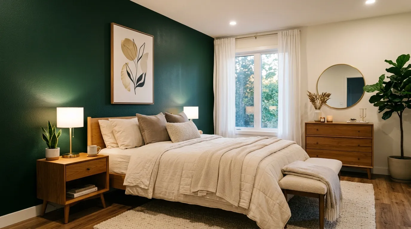 Moody Modern Vintage Bedroom Transformation Guide