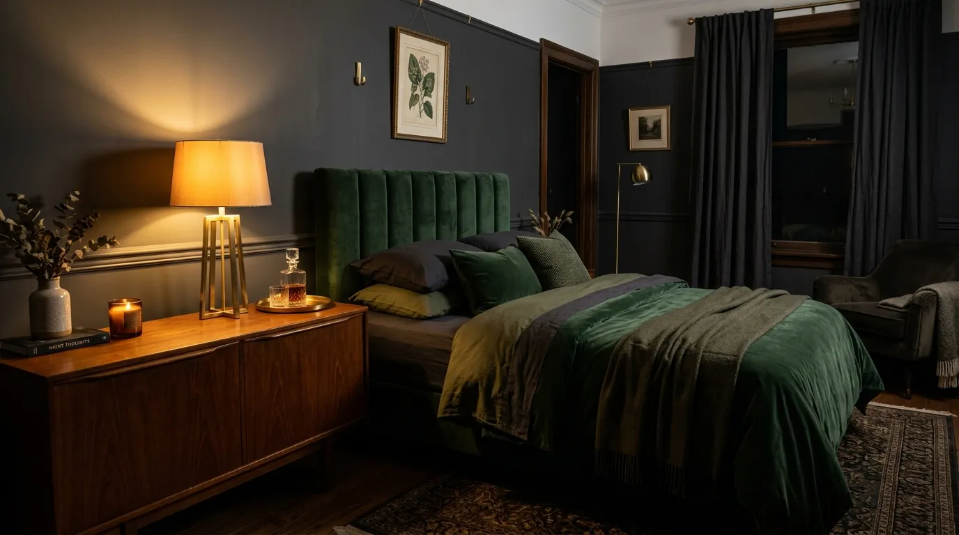 Moody Modern Vintage Bedroom Transformation Guide