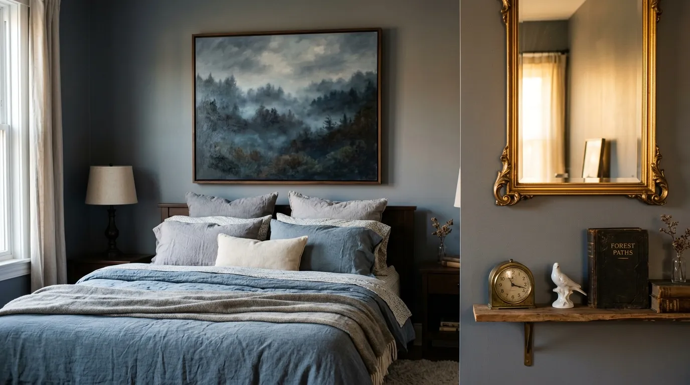 Moody Modern Vintage Bedroom Transformation Guide