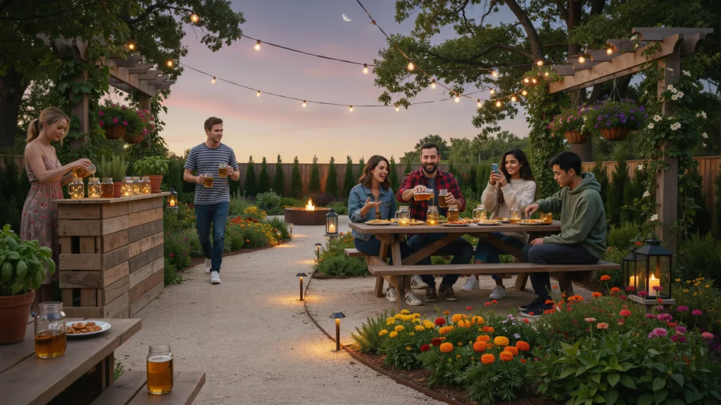 What's the Best Way to Light a Beer Garden Cheaply
