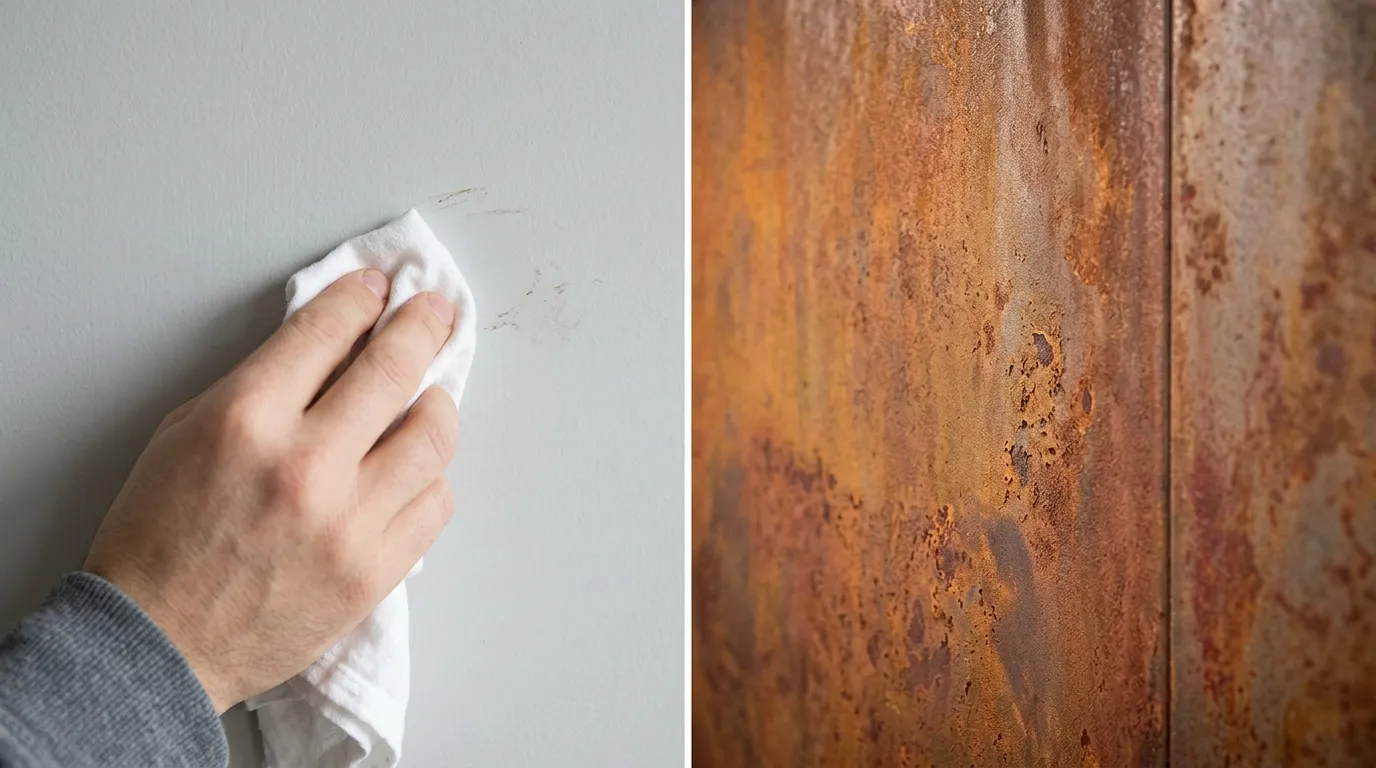Transforming a Thrifted Scale with Faux Rust Paint