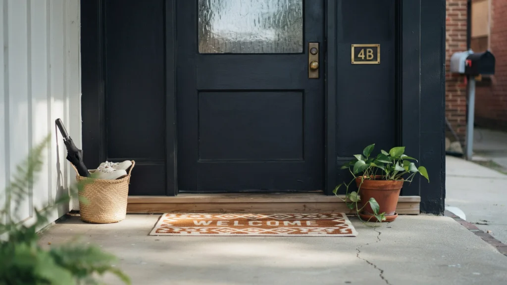 Add a Personalized Doormat