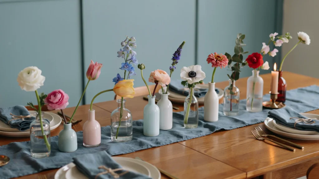 Arrange a Collection of Mini Bouquets
