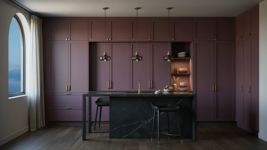 Bold Aubergine and Plum