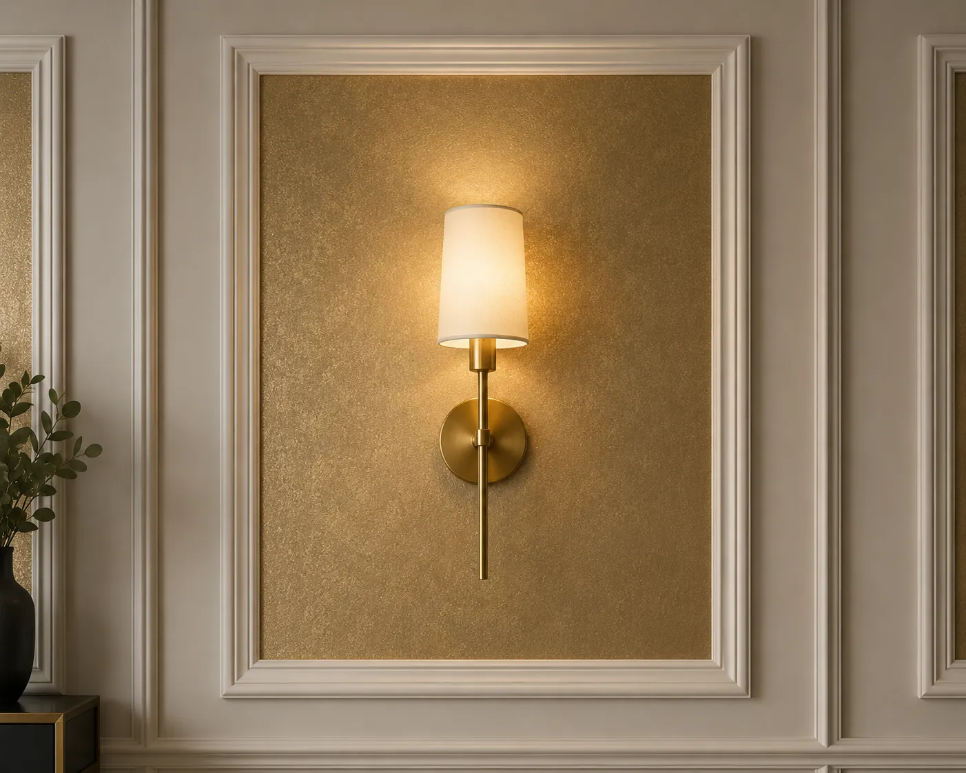 How to easily wallpaper inside picture frame molding