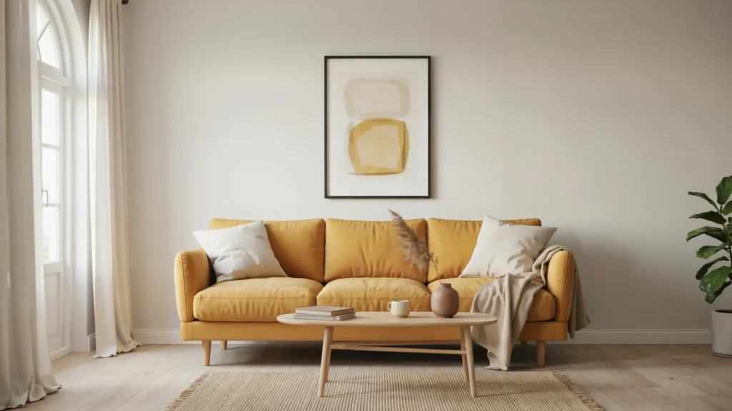 Choose a Bold Sofa Color
