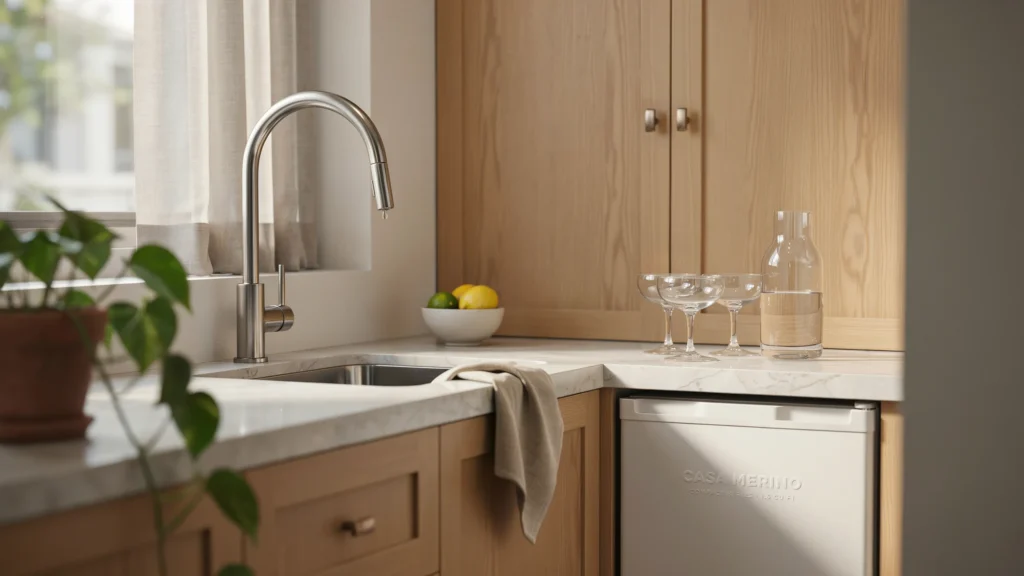 Compact Corner Wet Bar