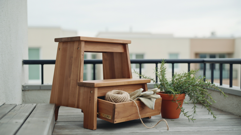 Convertible Step Stool With Storage Base