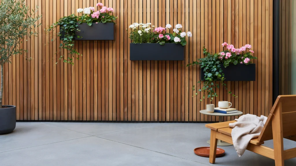 Disguise Plaster Walls With Wood Slats