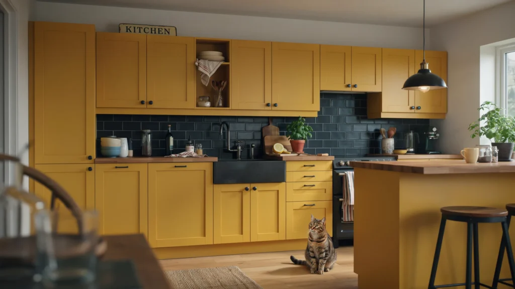Dramatic Mustard Yellow