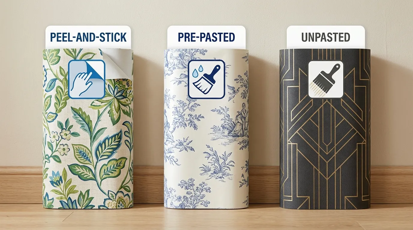 How to easily wallpaper inside picture frame molding