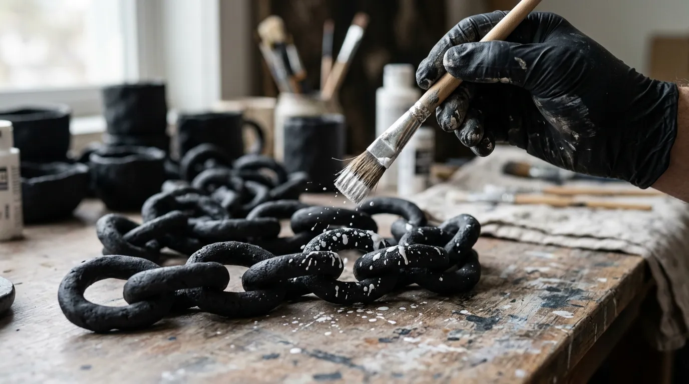 DIY Air-Dry Clay Chain That Looks Expensive (Under $20)
