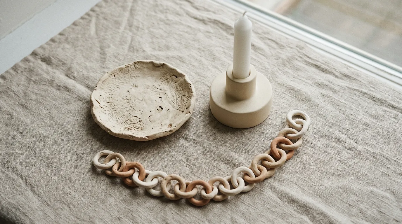 DIY Air-Dry Clay Chain That Looks Expensive (Under $20)