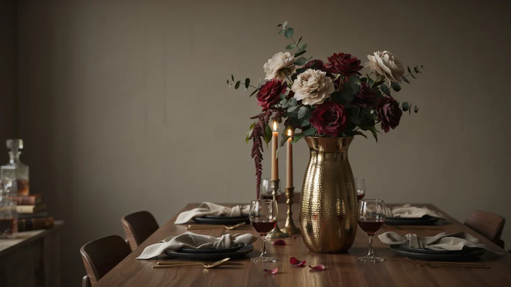 Go Bold With a Metallic Vase