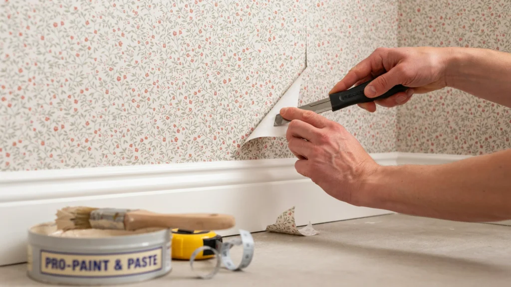 How Do You Get Clean Corners When Wallpapering Inside Picture Frame Molding