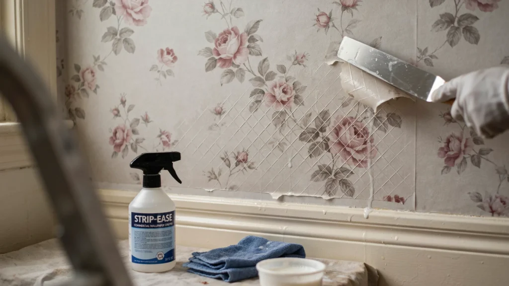 How Do You Remove Wallpaper From Inside Molding Later