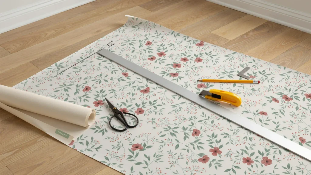 How do you cut your wallpaper strips flawlessly