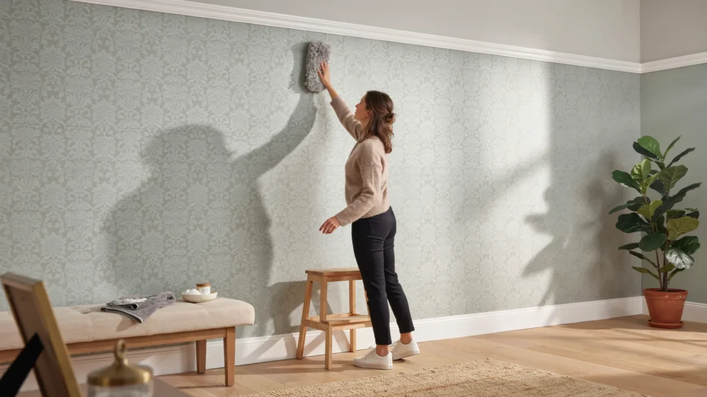 How do you maintain your wallpapered molding over time