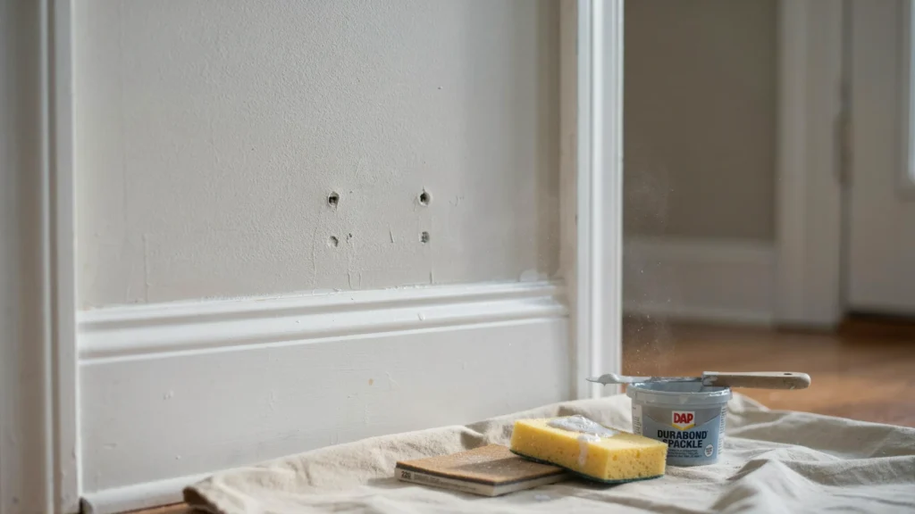 How should you clean and repair your walls
