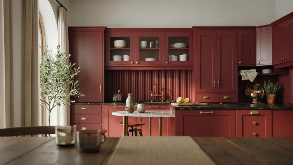 Moody Burgundy