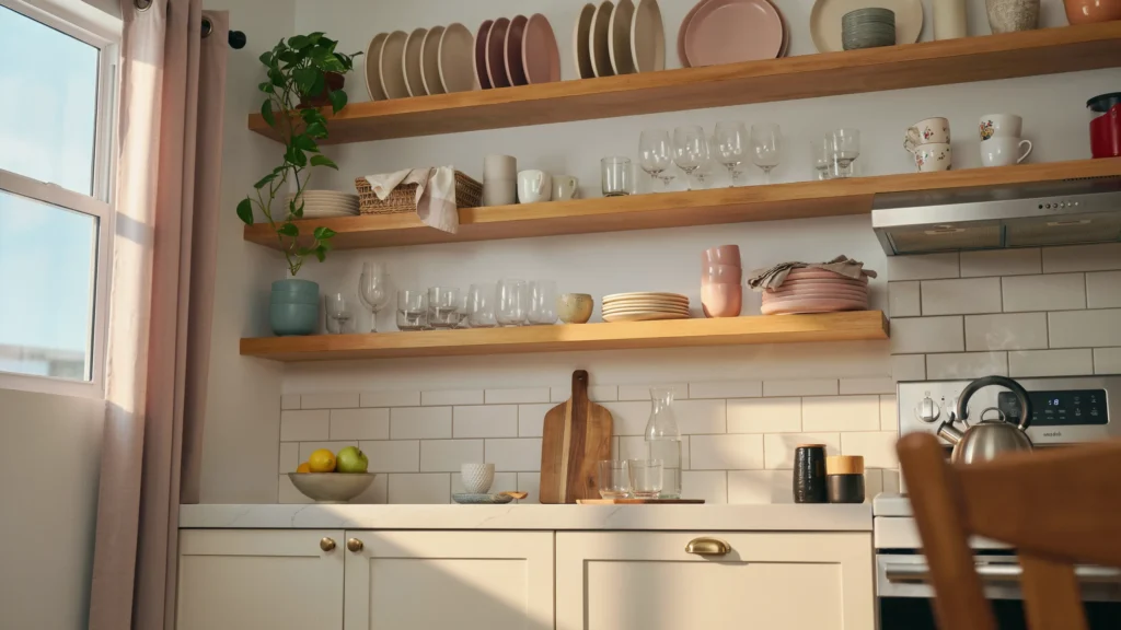 Remove Cabinet Doors for Open Shelving