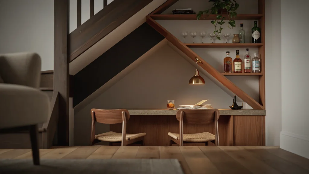 Under-the-Stairs Corner Nook